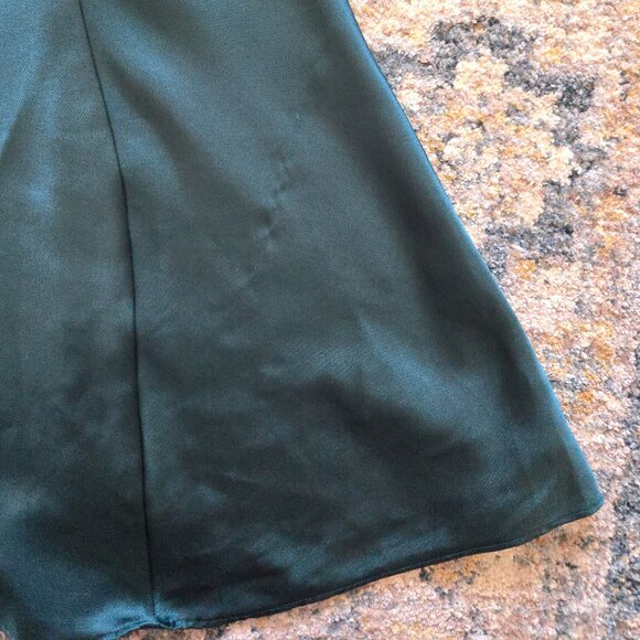 Victoria's Secret Dark Green Lace Slip Dress - Picture 8 of 12